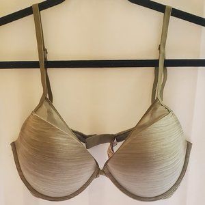 Victoria's Secret Olive Green Push-Up Bra Size 34DD